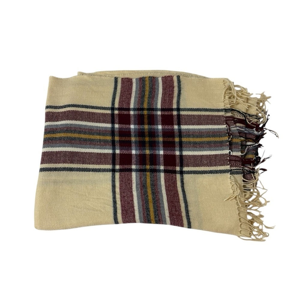 Garage super oversized plaid blanket scarf